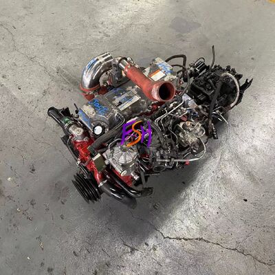 Хорошая цена. Использованный дизельный двигатель Hino J05E 6 цилиндров с водяным охлаждением для замены строительной техники онлайн